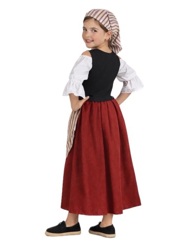 Costume de serveuse | Costumes pour enfants Le Roi du Carnaval